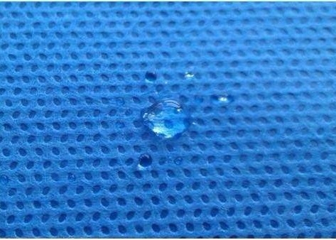 kopen Hydrofiel SMS niet-geweven stof in blauw voor protectie kleding voor eenmalig gebruik 12-200GSM online manufacture
