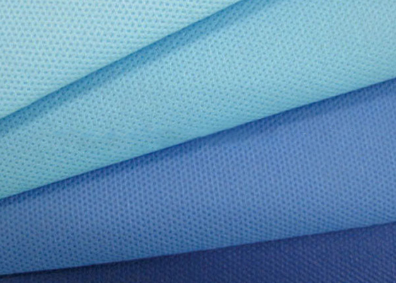 kopen De hoogwaardige Beschikbare niet Geweven Stof van 100% voor Medische Gebruiks Blauwe Kleur online manufacture