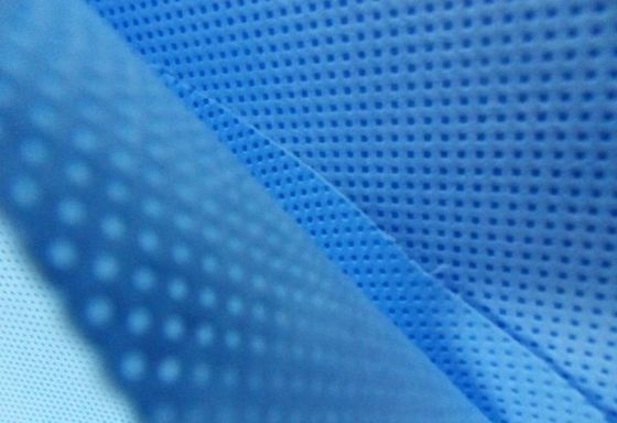 kopen Fabriekslevering SMS non-woven wit blauw voor medische jas, laken, non-woven stof online manufacture