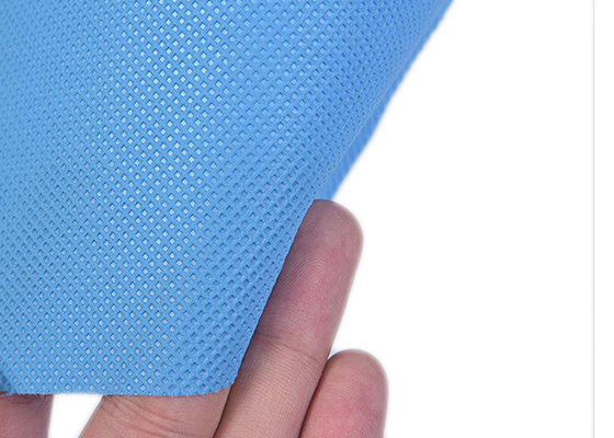 kopen De medische Blauwe Geweven Stof van SMMS SMS niet Met hoge weerstand voor Materiaal van de het Ziekenhuis het Chirurgische Toga online manufacture