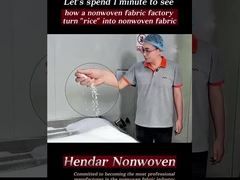 Rijst veranderen in niet-geweven stof?