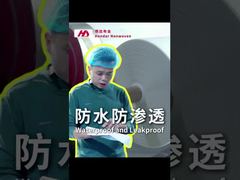 Hoe wordt niet-geweven stof die niet waterdicht is, een waterdicht materiaal voor hoofddeksels?