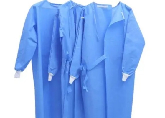 PP+PE Laminated Nonwoven For The Production Of Disposable Blue Isolation Gowns