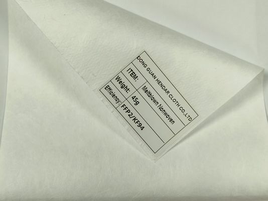 Maskerfiltratie Goede thermische isolatie Filtratie-efficiëntie 90% 95% 99%